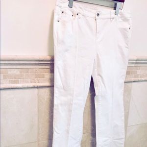 🎉GIFT with purchase of 2+🎉 LIZ & CO like new white cotton pants